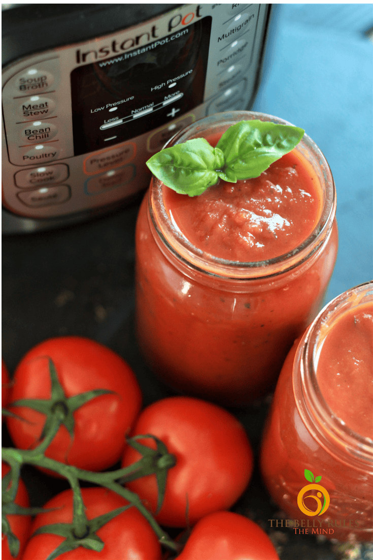 Instant Pot Marinara Sauce / Spaghetti Sauce | BellyRulesTheMind