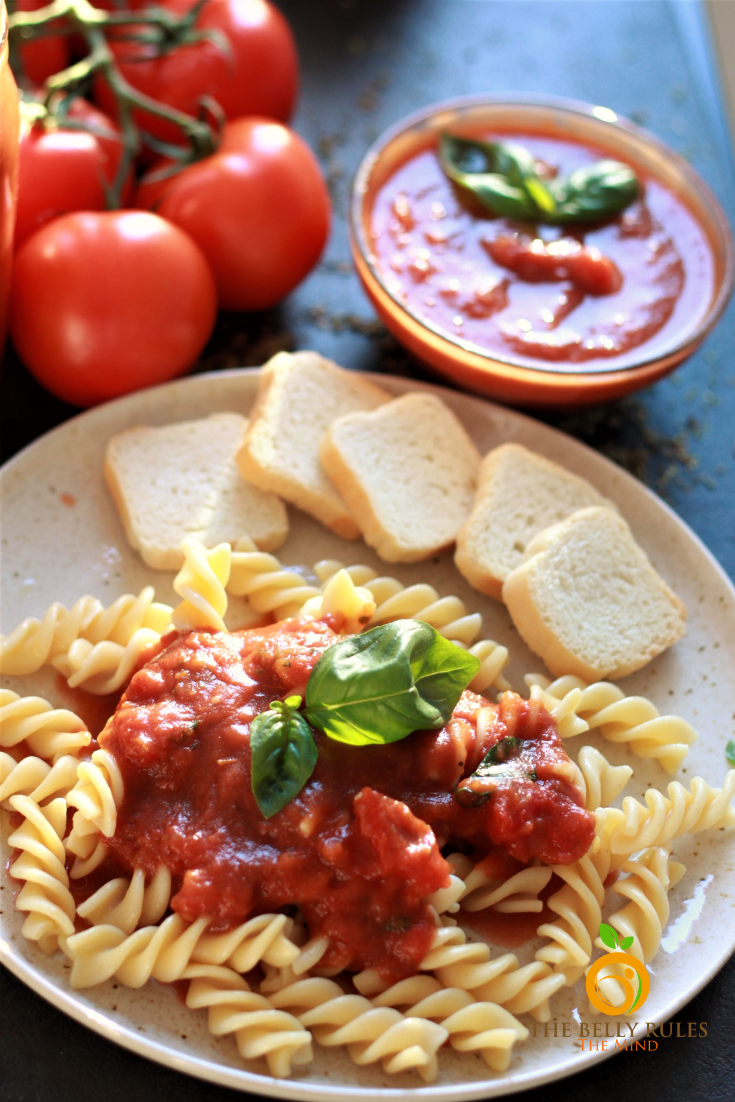 Instant Pot Marinara Sauce / Spaghetti Sauce BellyRulesTheMind