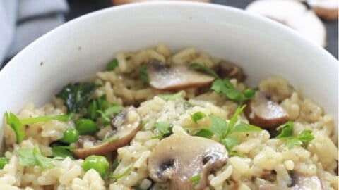 Mushroom Risotto Pin 5 1 Easy Instant Pot Mushroom Risotto Recipe
