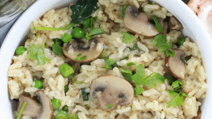 Easy Instant Pot Mushroom Risotto Recipe The Belly Rules The Mind