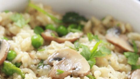 Mushroom Risotto Pin 7 Easy Instant Pot Mushroom Risotto Recipe