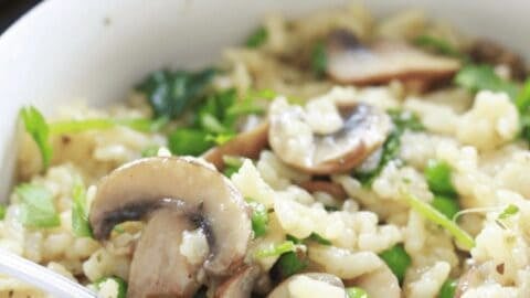 Mushroom Risotto Pin 9 Easy Instant Pot Mushroom Risotto Recipe