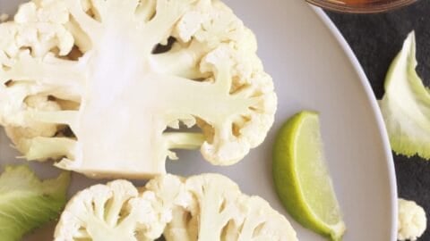 cauliflower steak 7 Air Fried Cauliflower Steaks with Turmeric