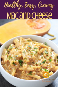 Butternut Squash Mac and Cheese Recipe - The Belly Rules The Mind