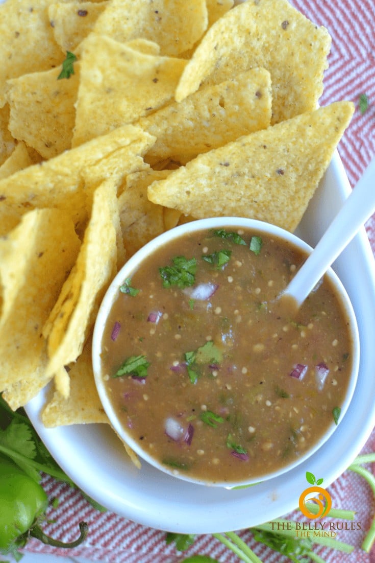Roasted Tomatillo Salsa Verde Recipe