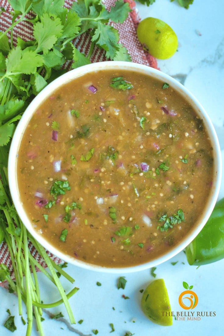 Roasted Tomatillo Salsa Verde Recipe