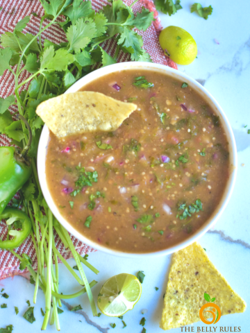 Roasted Tomatillo Salsa Verde Recipe