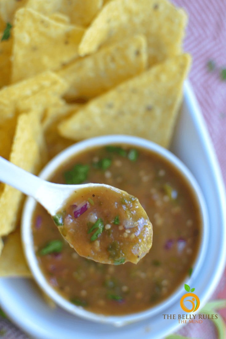 Roasted Tomatillo Salsa Verde Recipe