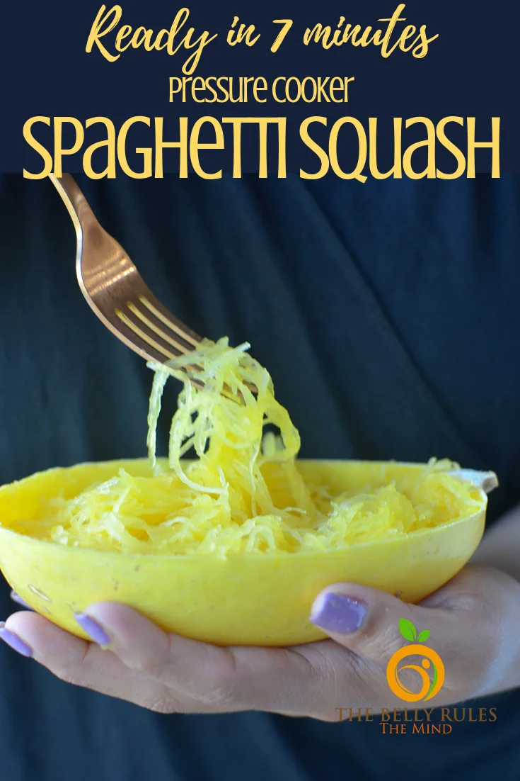 Instant Pot Spaghetti Squash Noodle Recipe BellyRulesTheMind