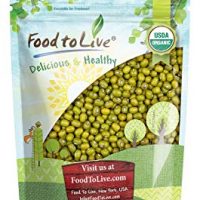 Certified Organic Mung Beans by Food to Live (Sprouting, Non-GMO, Kosher, Bulk) — 8 Ounces