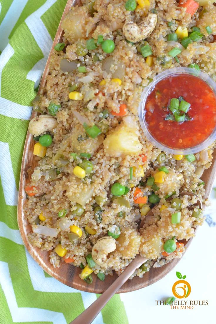 Crock-Pot® Pressure Cooker Fried Quinoa with Tofu - Simply Quinoa