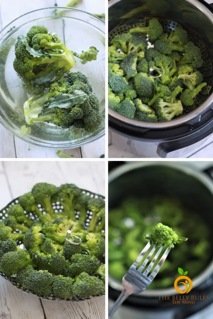 how to team broccoli in instant pot step by step instructions