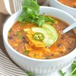 instant pot tortilla quinoa soup