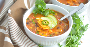 instant pot tortilla quinoa soup