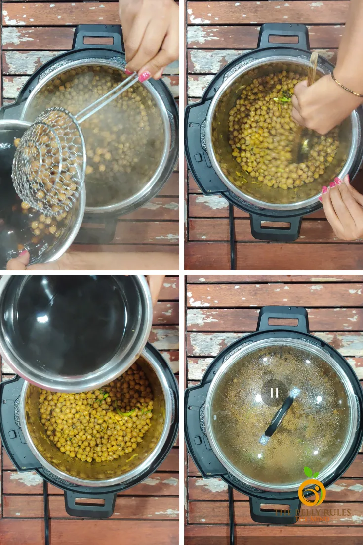 Punjabi Pindi Chole / Indian Style Dry Garbanzo Beans