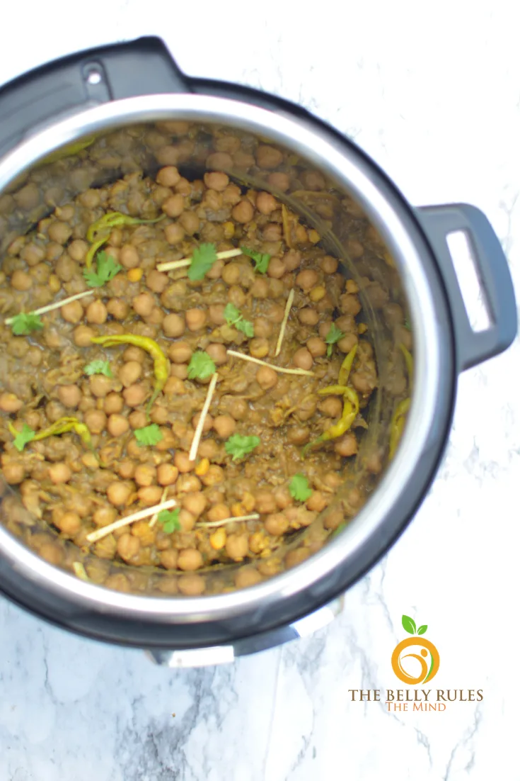 Punjabi Pindi Chole _ Indian Style Dry Garbanzo Beans