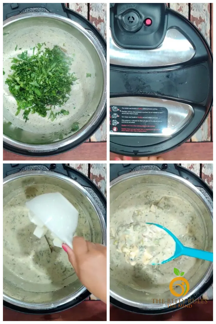 Instant Pot Methi Matar Malai Paneer