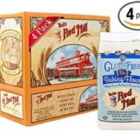 Bob's Red Mill Gluten Free 1-to-1 Baking Flour, 22 Ounce (Pack of 4)