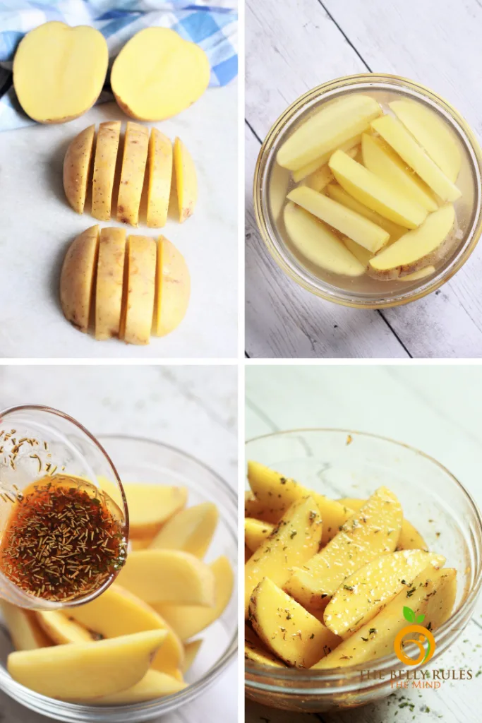 How To Use An Apple Corer To Make Easy Homemade Potato Wedge Fries - Mama  to 6 Blessings