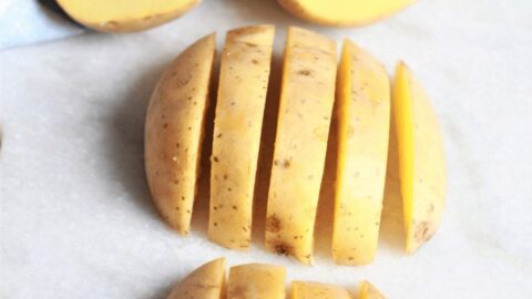 How to cut Potato Wedges Crispy Garlic Potato Wedges Air Fryer Recipe