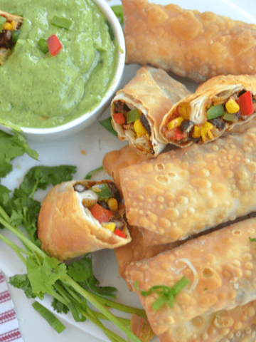 Air fryer southwest egg rolls