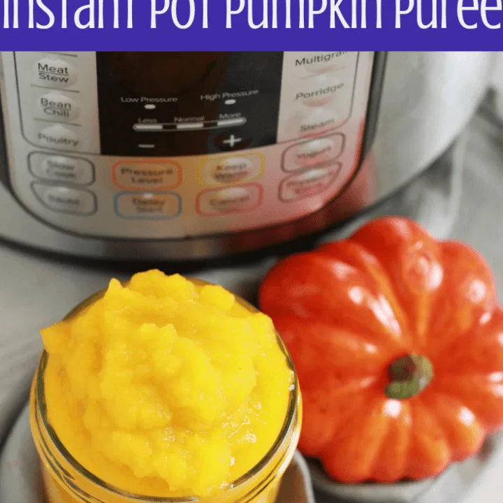 Yes, making pumpkin puree at home is so easy and economical and here is how to make homemade pumpkin puree from scratch in your Instant Pot. You will never go back to buying canned pumpkin puree ever again. Just pressure cook, peel and puree. That's it!!! Plus it tastes so much better. Perfect to use in your fall recipes.