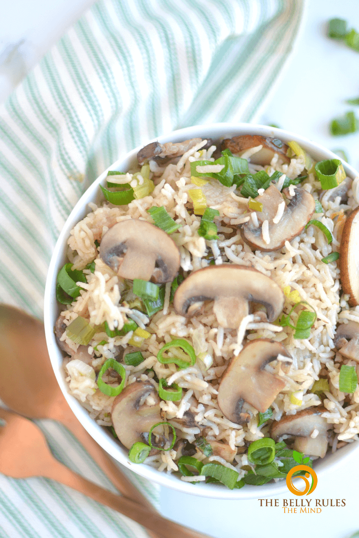Instant Pot Mushroom Rice Pilaf