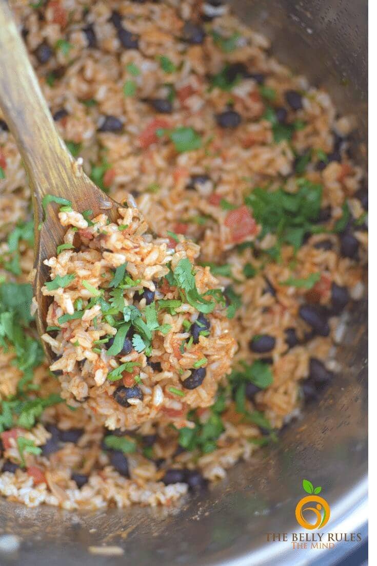 Spanish rice and discount beans instant pot