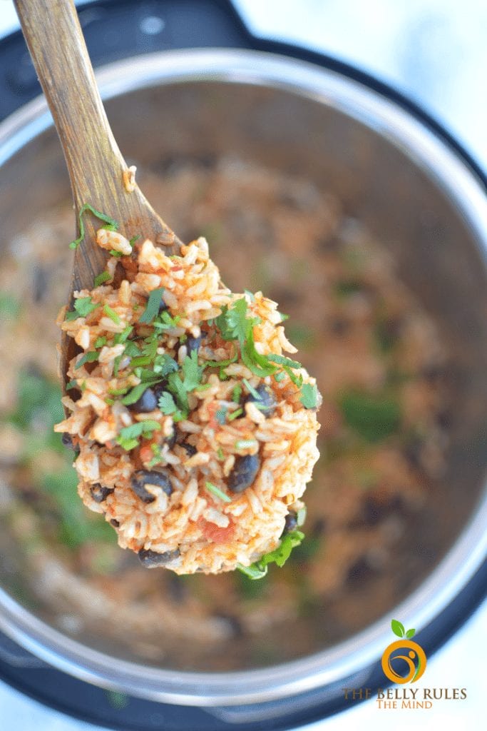 Quick And Easy Instant Pot Rice and Beans TheBellyRulesTheMind