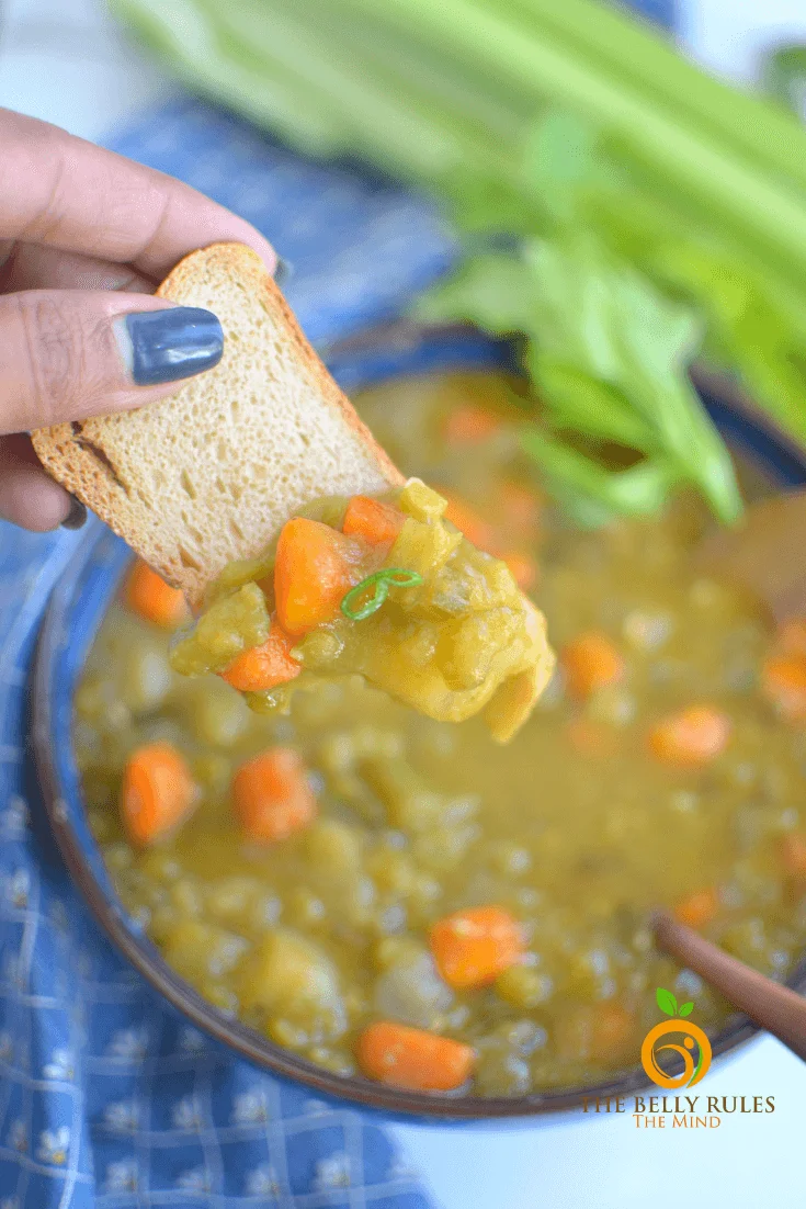 Instant Pot Split Pea Soup (with ham OR vegetarian) • Salt & Lavender