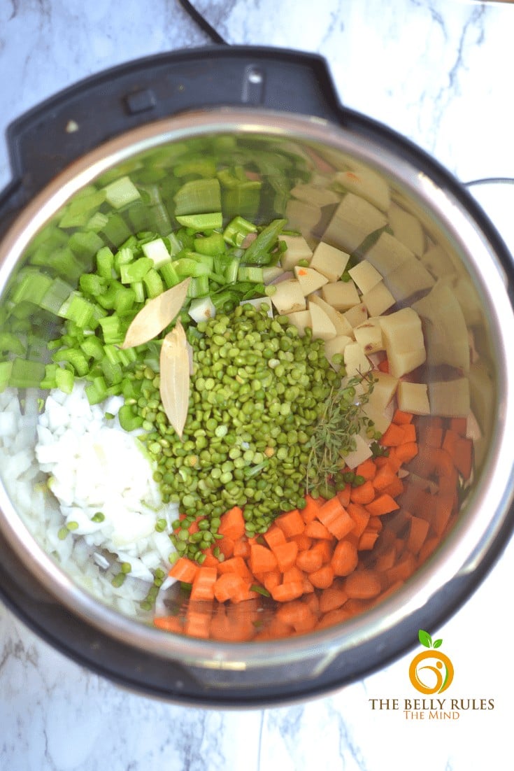 instant pot split pea soup