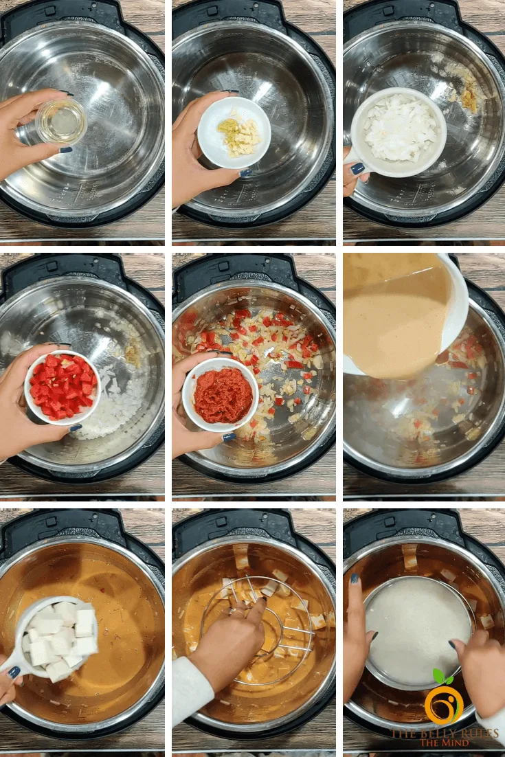 Instant Pot Thai Peanut Curry