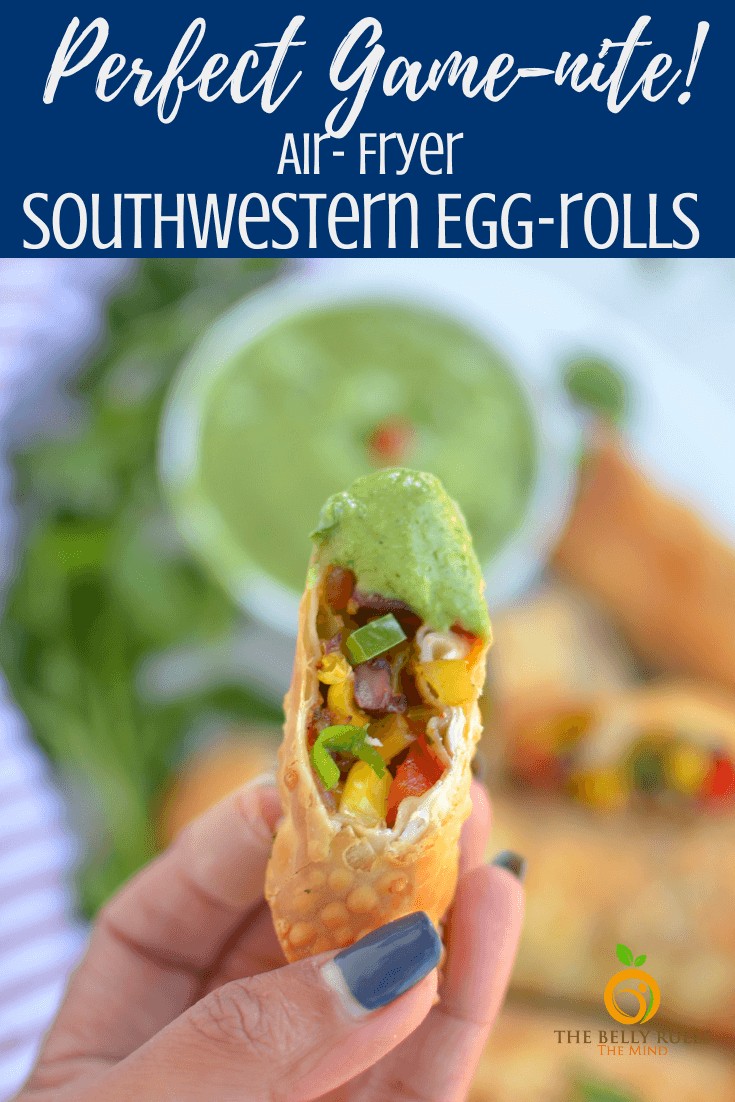 Air fryer southwest egg rolls