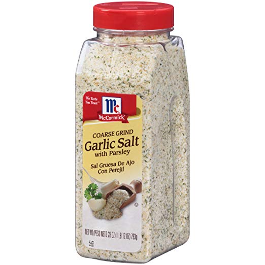 McCormick Coarse Grind Garlic Salt With Parsley, 28 oz
