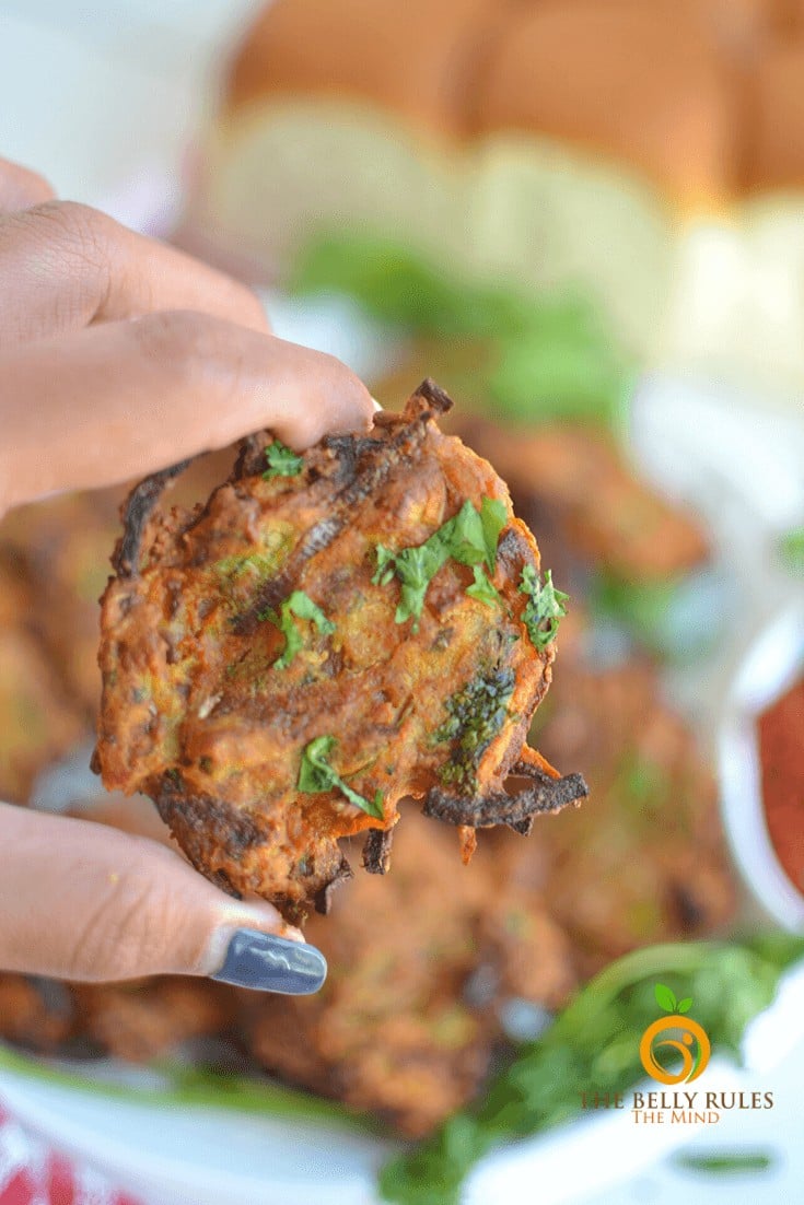Air fryer Onion Bhajji