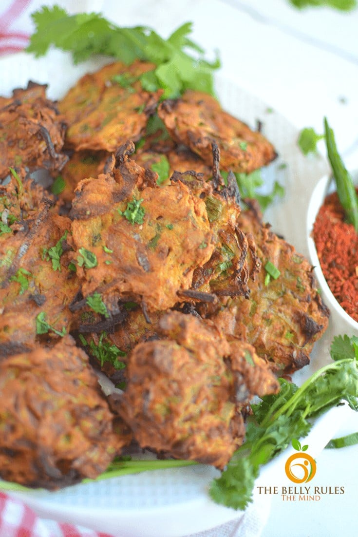 Air fryer Onion Bhajji
