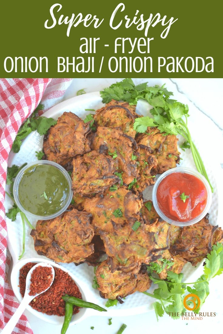 air fryer onion bhaji _ onion pakoda