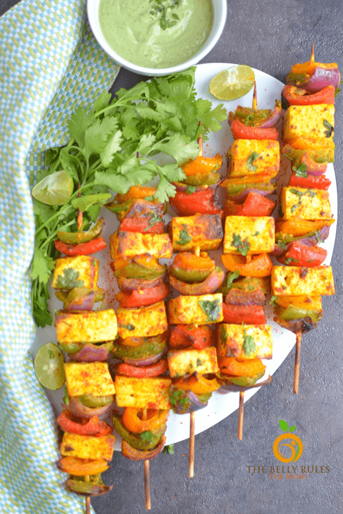 How To Make Paneer Fry Tikka Thebellyrulesthemind