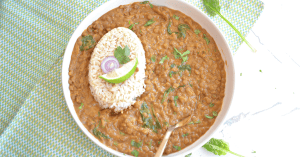 instant pot brown lentil curry
