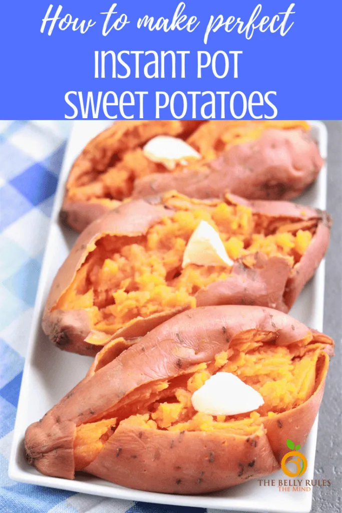 INSTANT POT SWEET POTATOES  HOW TO COOK PERFECT SWEET POTATOES