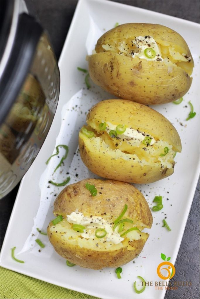 Perfectly Tender Instant Pot Baked Potatoes - The Belly Rules The Mind