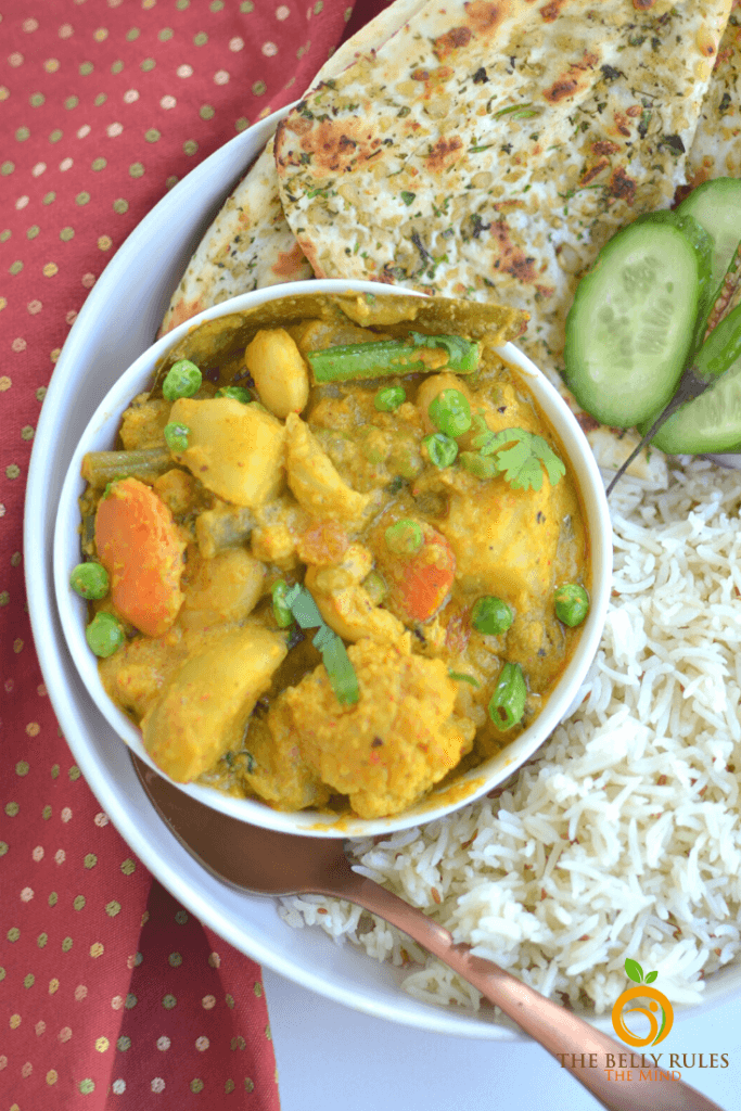 Navratan Korma Recipe with Video TheBellyRulesTheMind