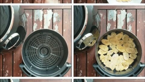 air fryer banana chips