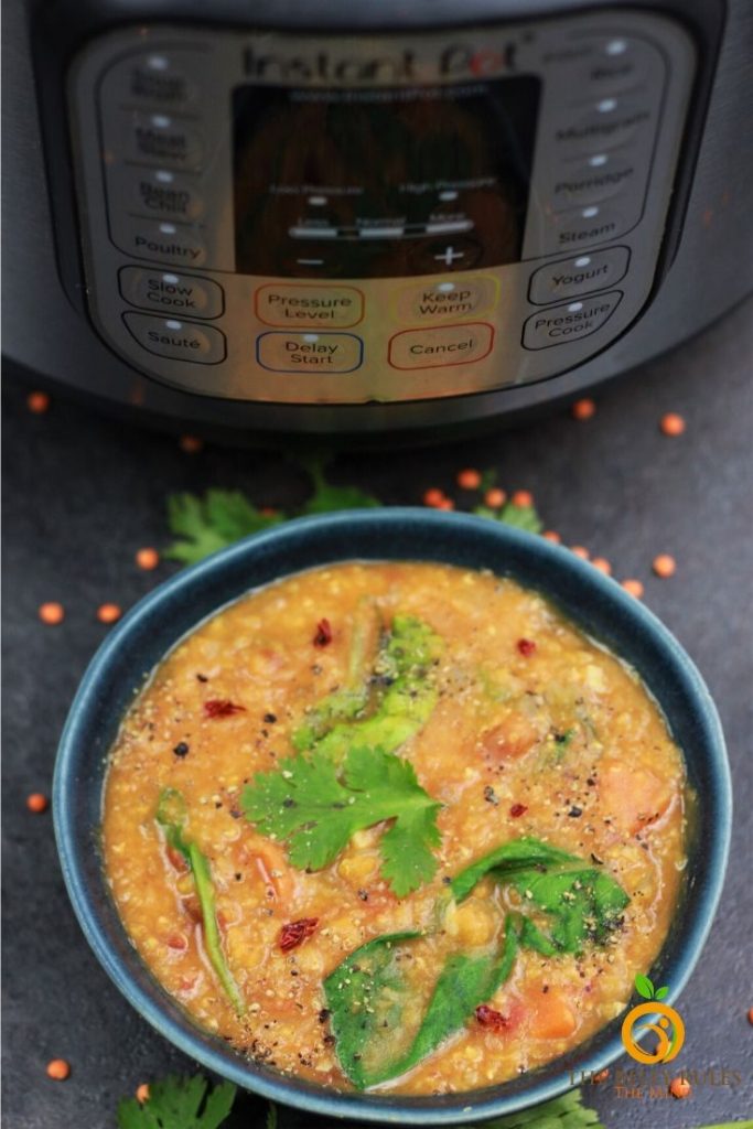 instant pot red lentil soup recipe