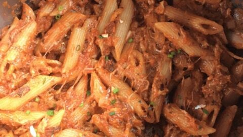 meatless instant pot baked ziti recipe