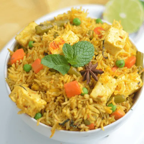 Instant pot Paneer biryani