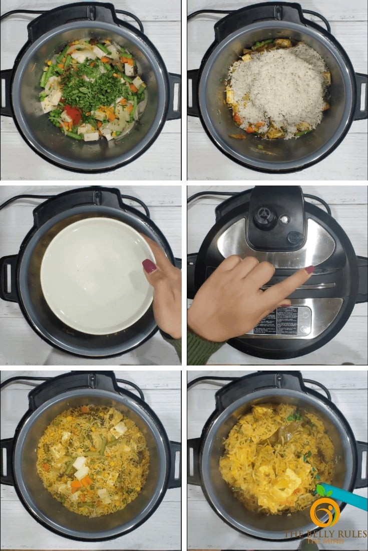 step by step paneer biryani