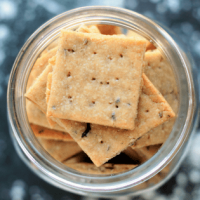 Vegan Mathri Wheat Crackers
