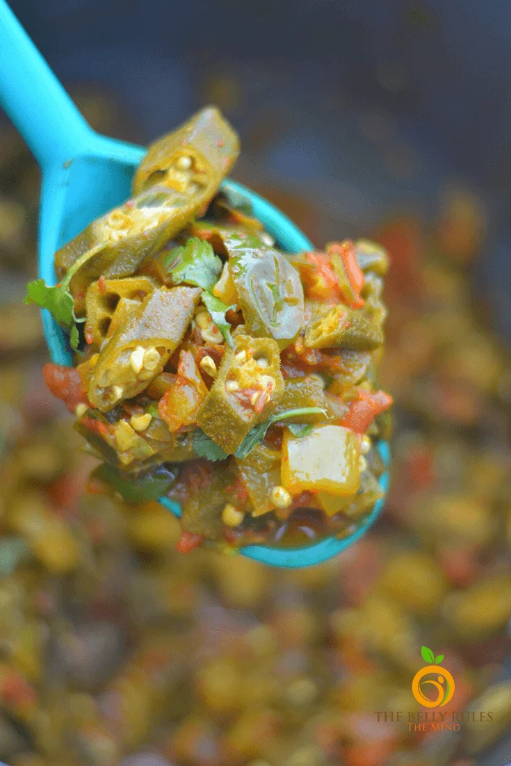 Bhindi masala - Okra stir fry 