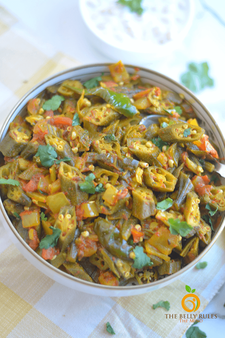 Bhindi masala - Okra stir fry 